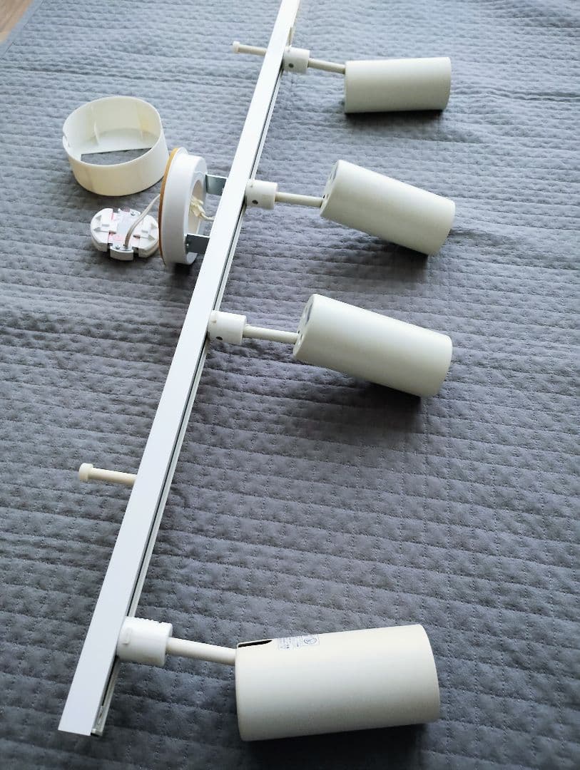 無印良品 システムライト ホワイト スポットライト セット LED電球つき