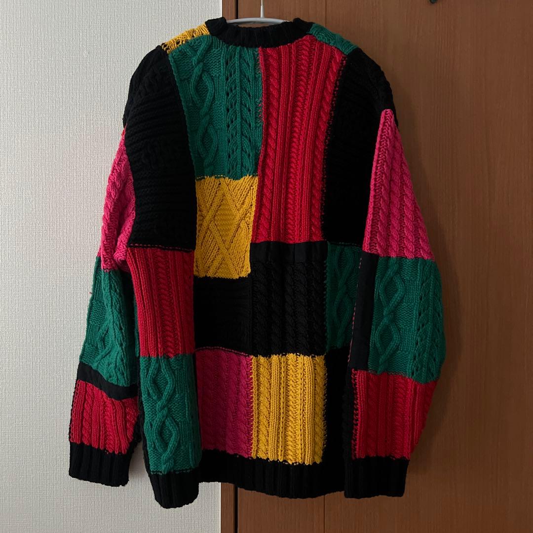 Supreme パッチワークガーディガン