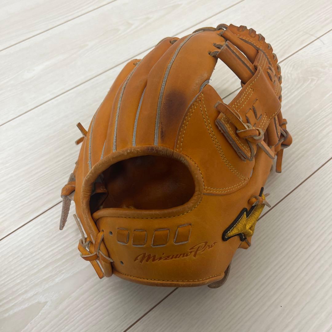 ミズノプロ 硬式グローブ ブラウン