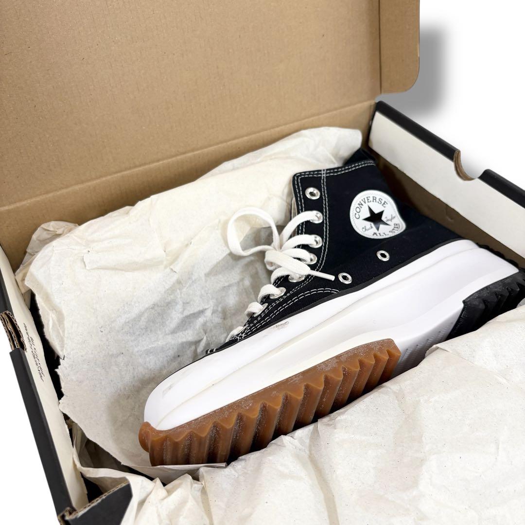 海外モデル 箱付✨CONVERSE ランスターハイク ハイカット 厚底 25.5