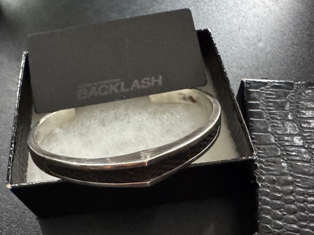 BACKLASH リザードシルバー925バングル イサムカタヤマ