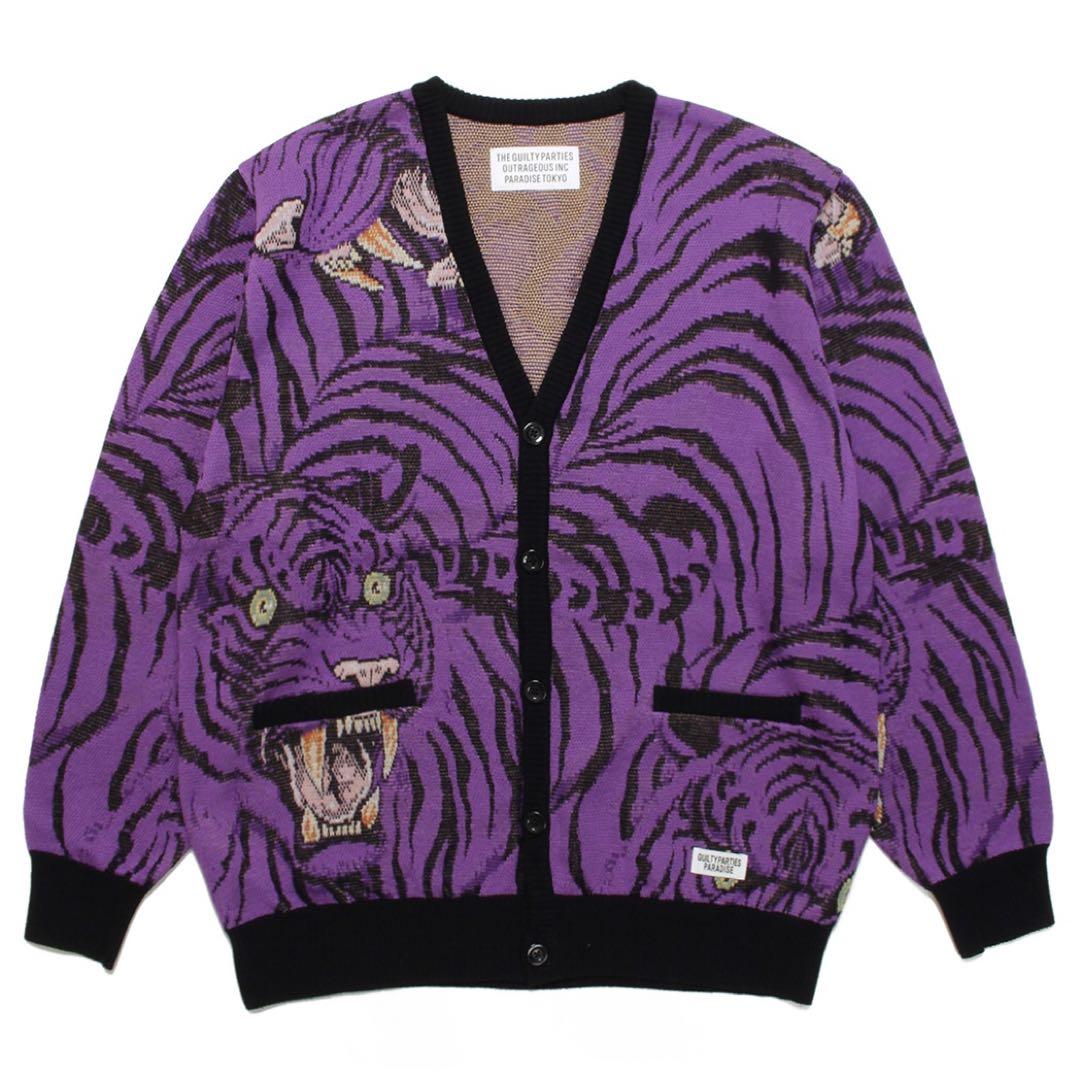 WACKO MARIA × TIM LEHI 22ss ジャガード カーディガン
