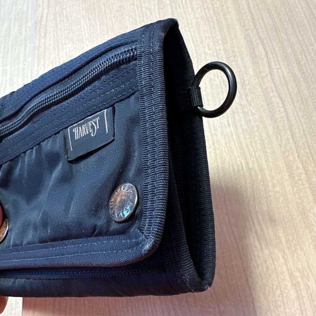【HARVEST LABEL】三つ折り財布　ネイビー