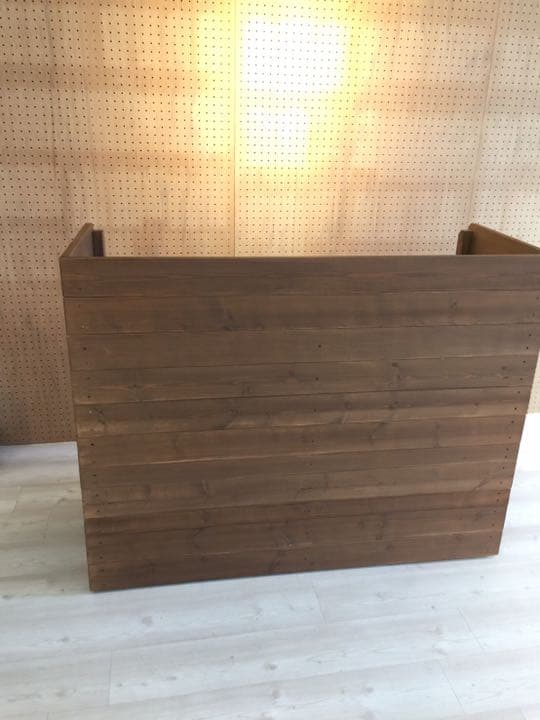⚠️即購入不可お値下げ不可⚠️ウッドカウンター　店舗受付用