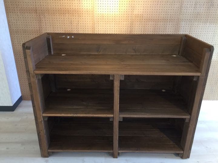 ⚠️即購入不可お値下げ不可⚠️ウッドカウンター　店舗受付用