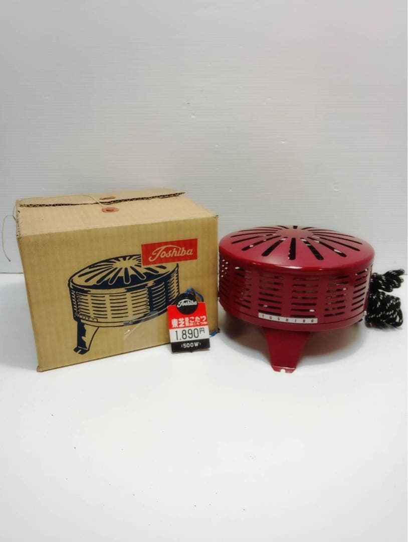 G2178【激レア】昭和レトロ 東芝 電気こたつ 堀こたつ用 EK-4 箱付き