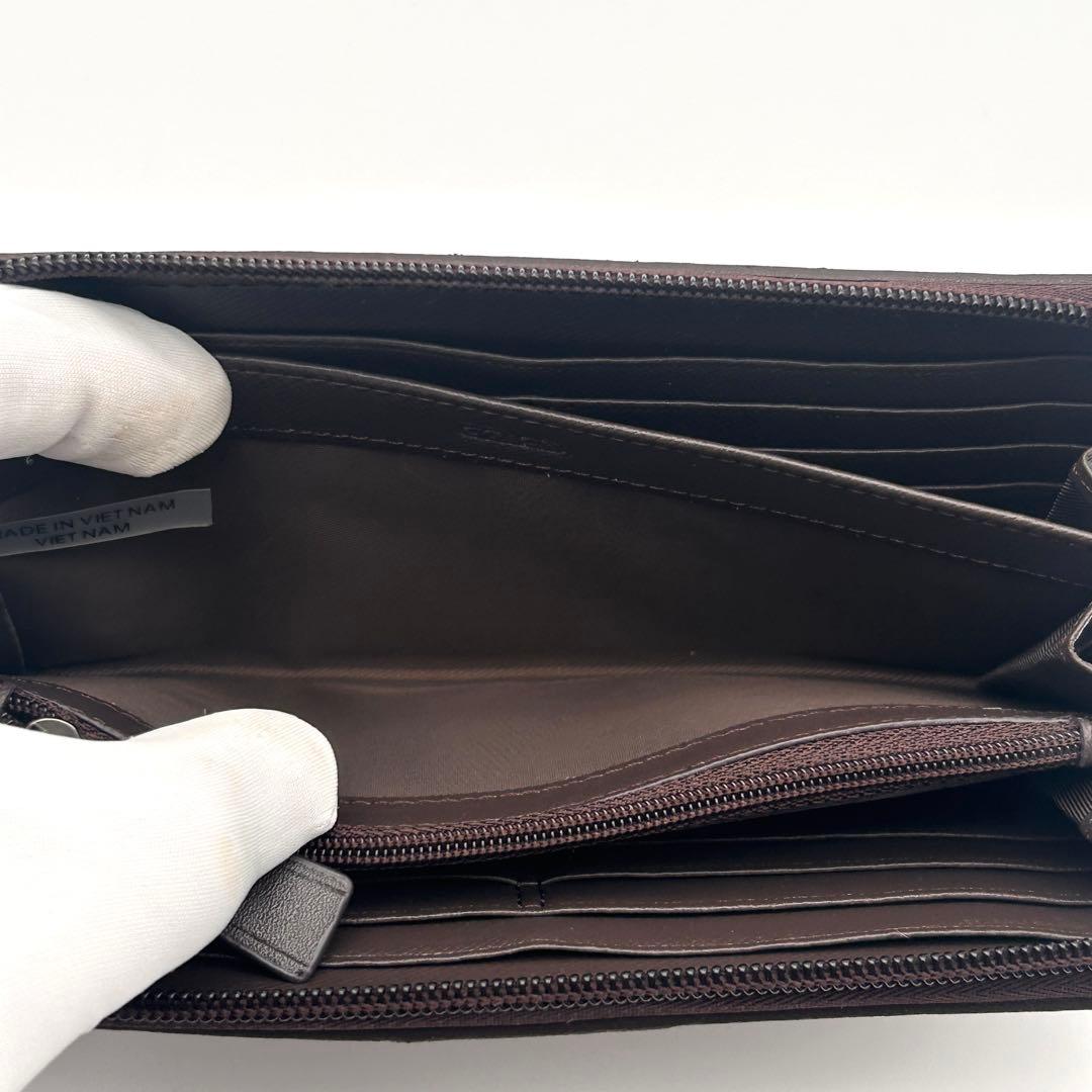 極美品✨ COACH コーチ 長財布 シグネチャー 迷彩柄 【希少性高い】