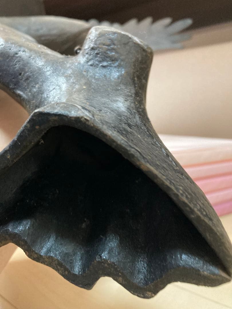 置物　親子　鷹　飛翔　縁起物　開運　招福