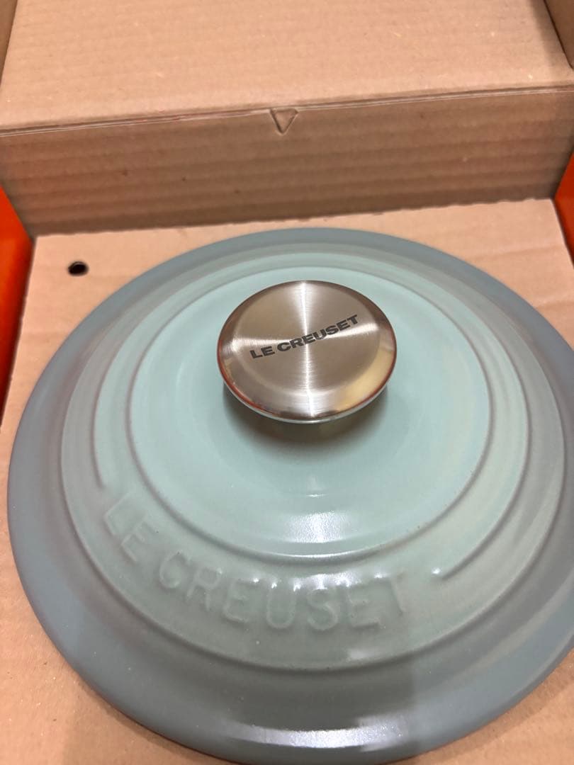 ルクルーゼ　ココット・エブリィ 18 シーソルト (ブラックマットホーロー)