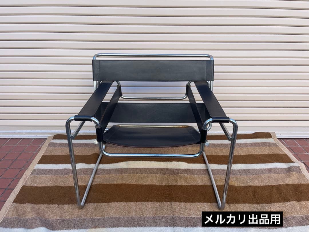 希少 イタリア Gavina ワシリーチェア マルセルブロイヤー 本革