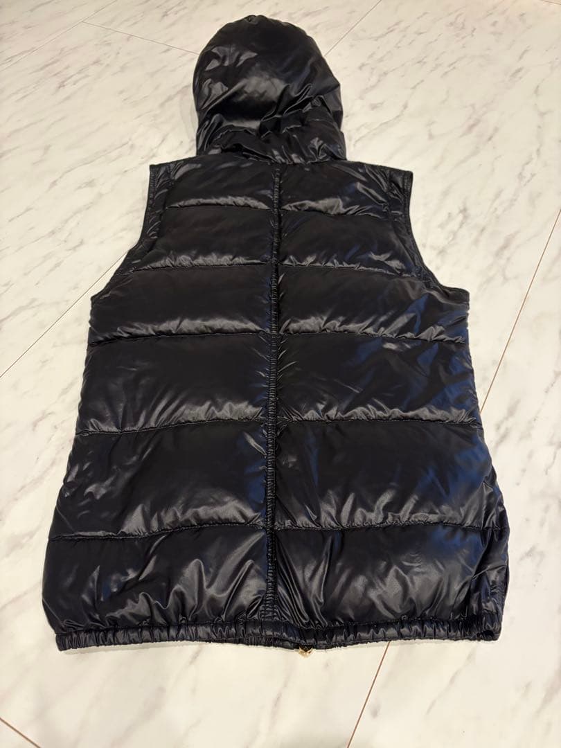 Hernoヘルノ ダウンベスト フード付黒 サイズ40