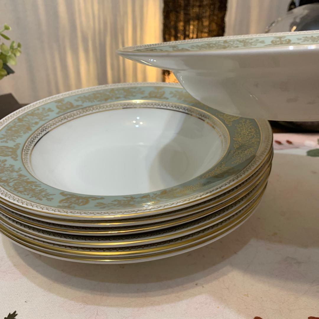 ウェッジウッド コロンビア　セージグリーン 20cmサラダボウル