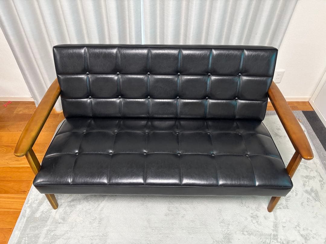 conさん専用　美品　カリモク60 Kチェア 2シーター ウォールナット