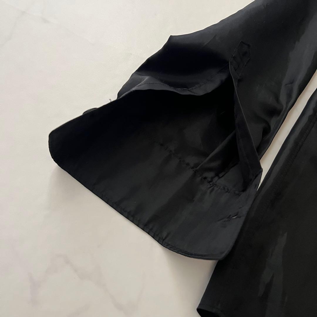 ほぼ未使用 コムデギャルソン AD2024 長袖シャツ ブラック 黒 XS