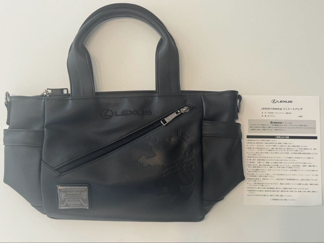 Lexus ブラック ゴルフハンドバッグ