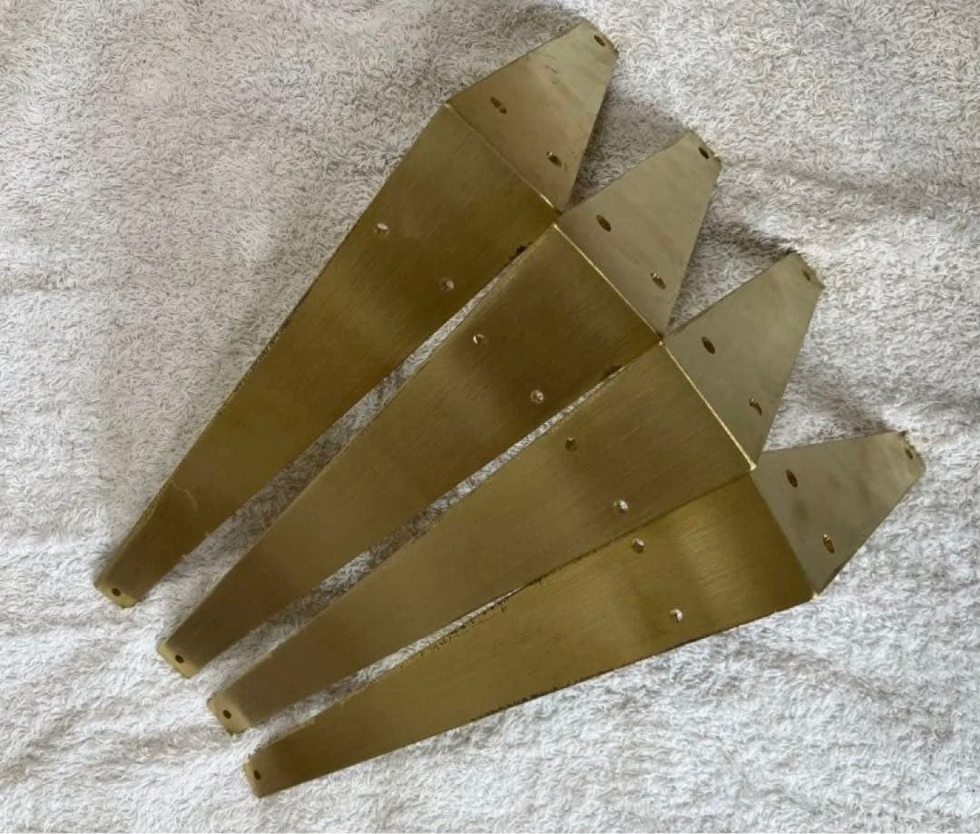 FUTAGAMI 真鍮 棚受け 大 Shelf Bracket L 4個フタガミ