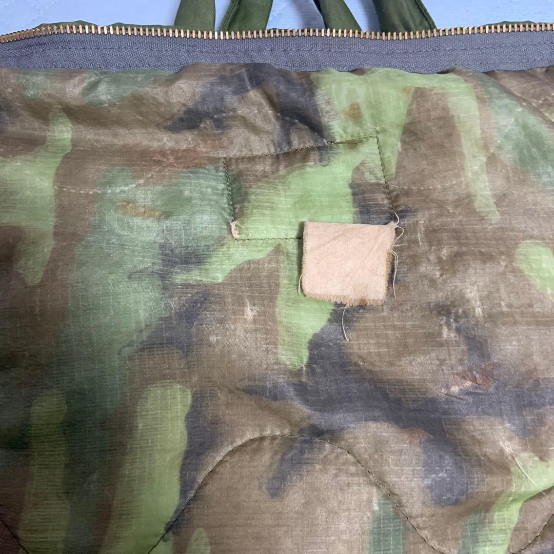 米軍 実物 ヘルメットバッグ 70s 　希少