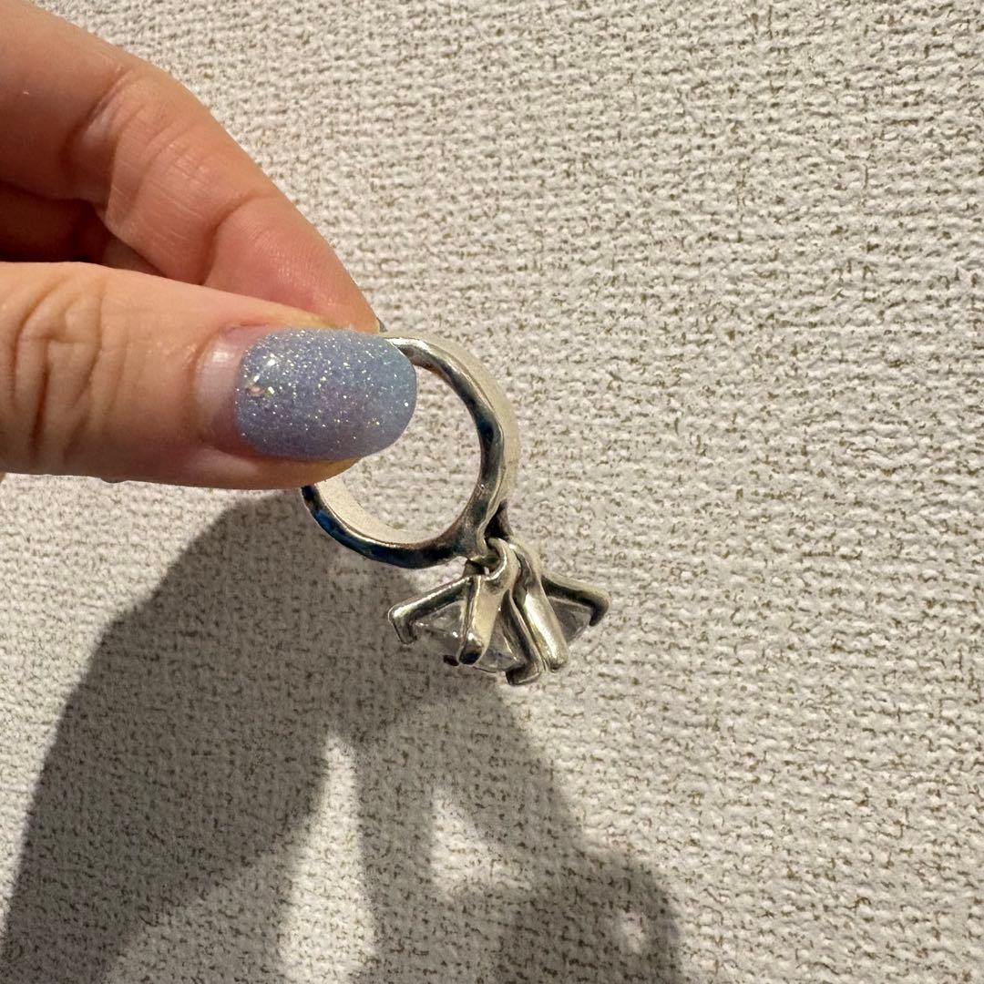 【12/30 23:59までお値下げ中】e.m. リング ジルコニア