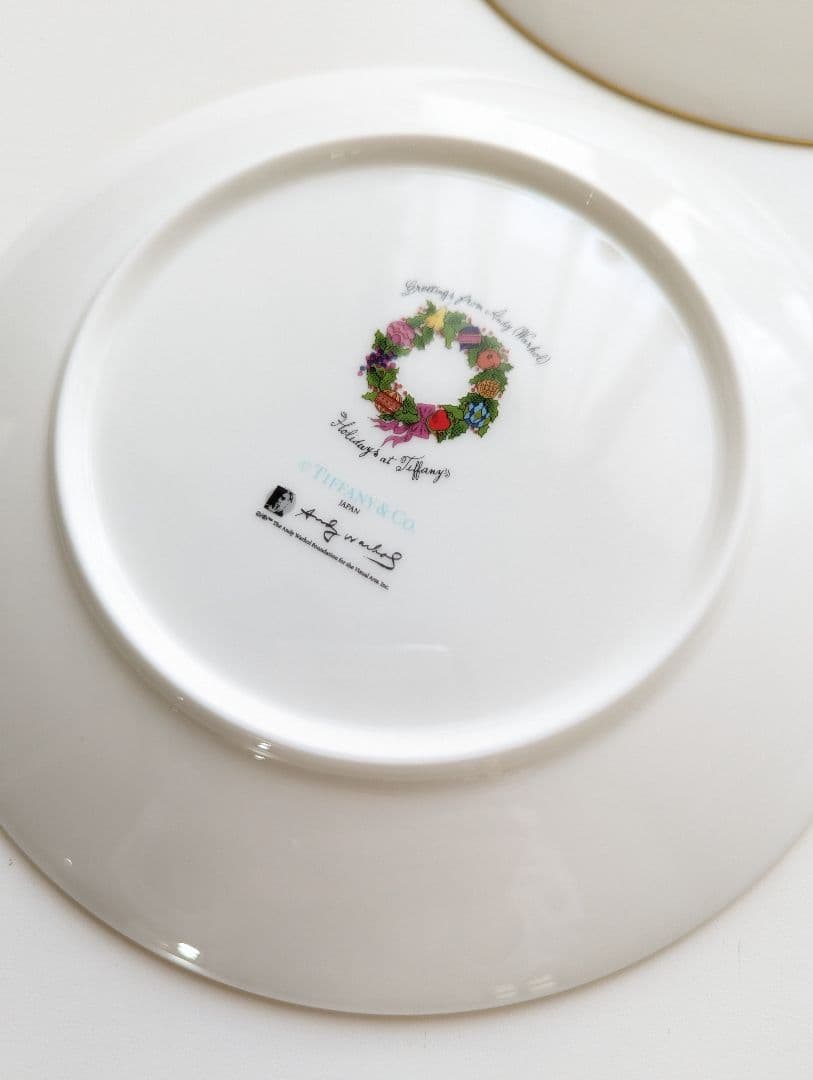 ティファニー プレート アンディ・ウォーホル クリスマス