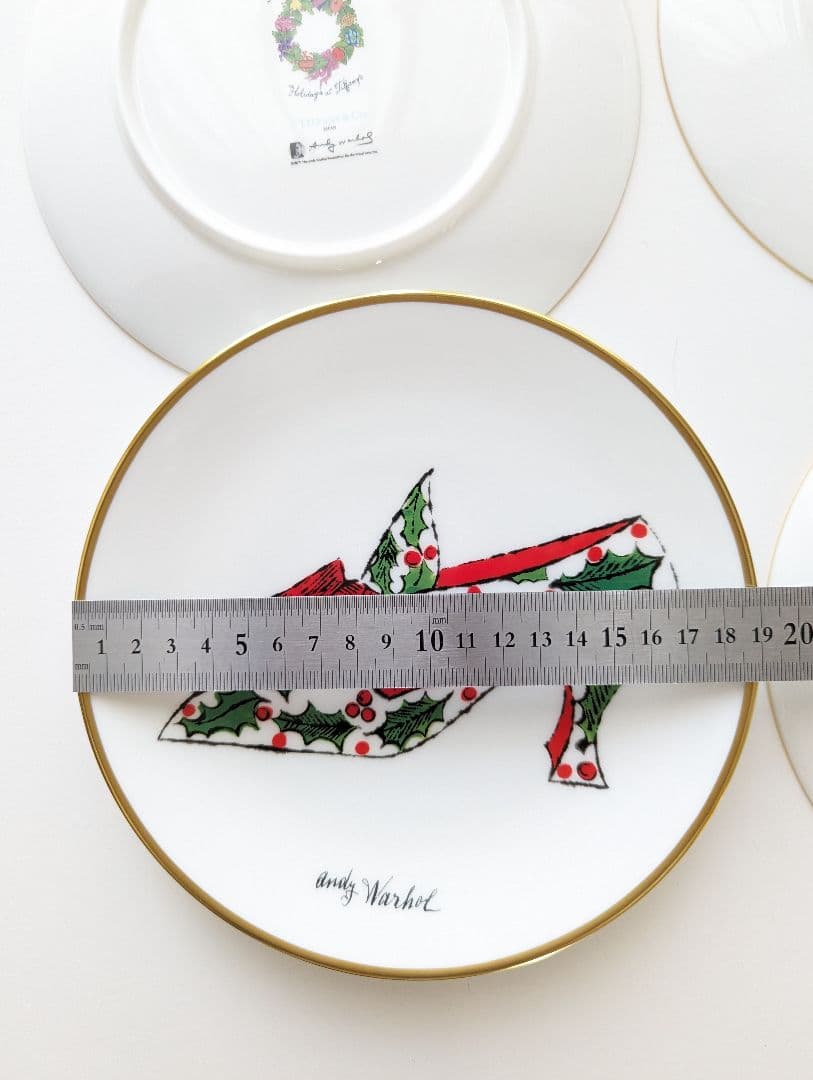 ティファニー プレート アンディ・ウォーホル クリスマス