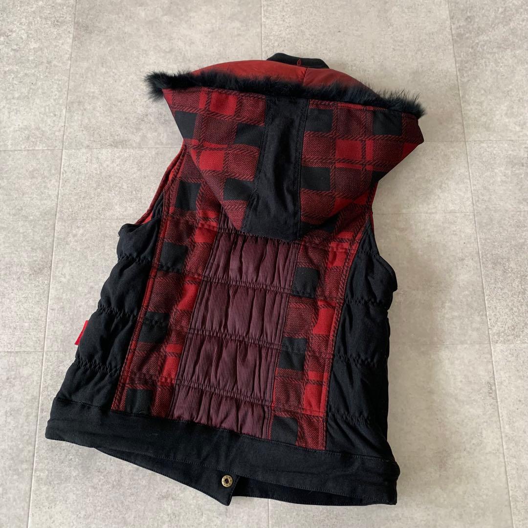 ◆Ozz Croce Ozz On Japan ファー付き ベスト/ゴシック