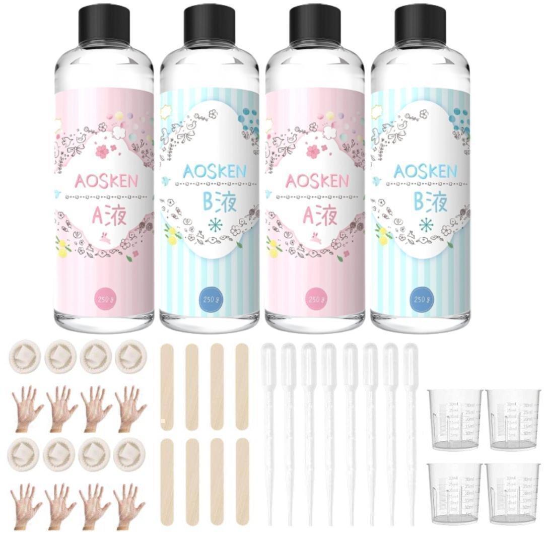 しらたま★訳アリ レジン液1セット＋レジン液2セット 計3セット