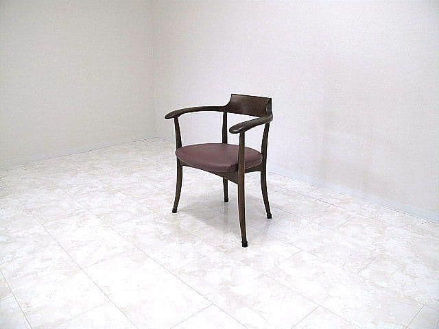 展示品　HIDA　飛騨産業 キツツキ クレセント　アームチェア　佐々木敏光