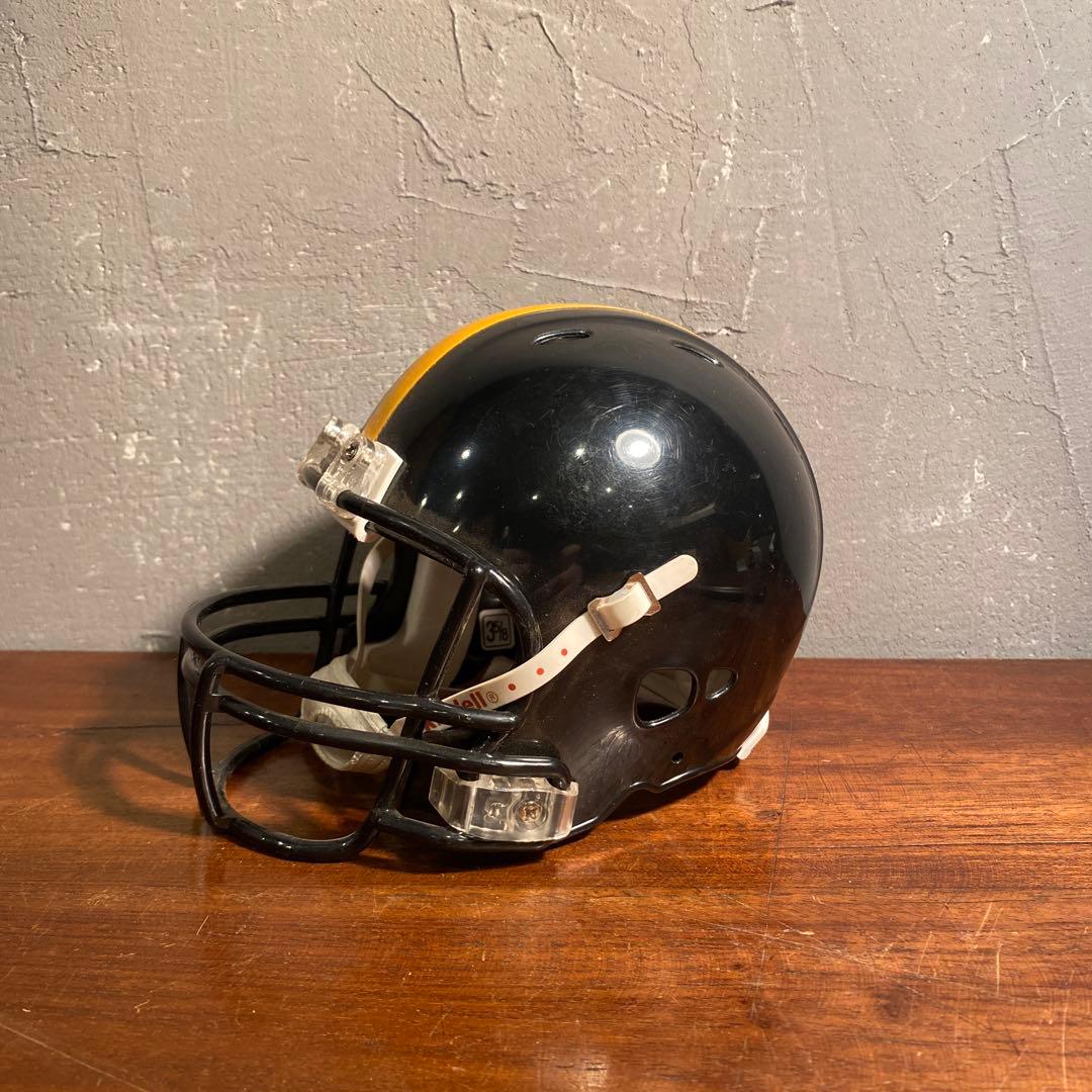 リデル Riddellミニヘルメット NFLスティラーズ 台座付き ヴィンテージ