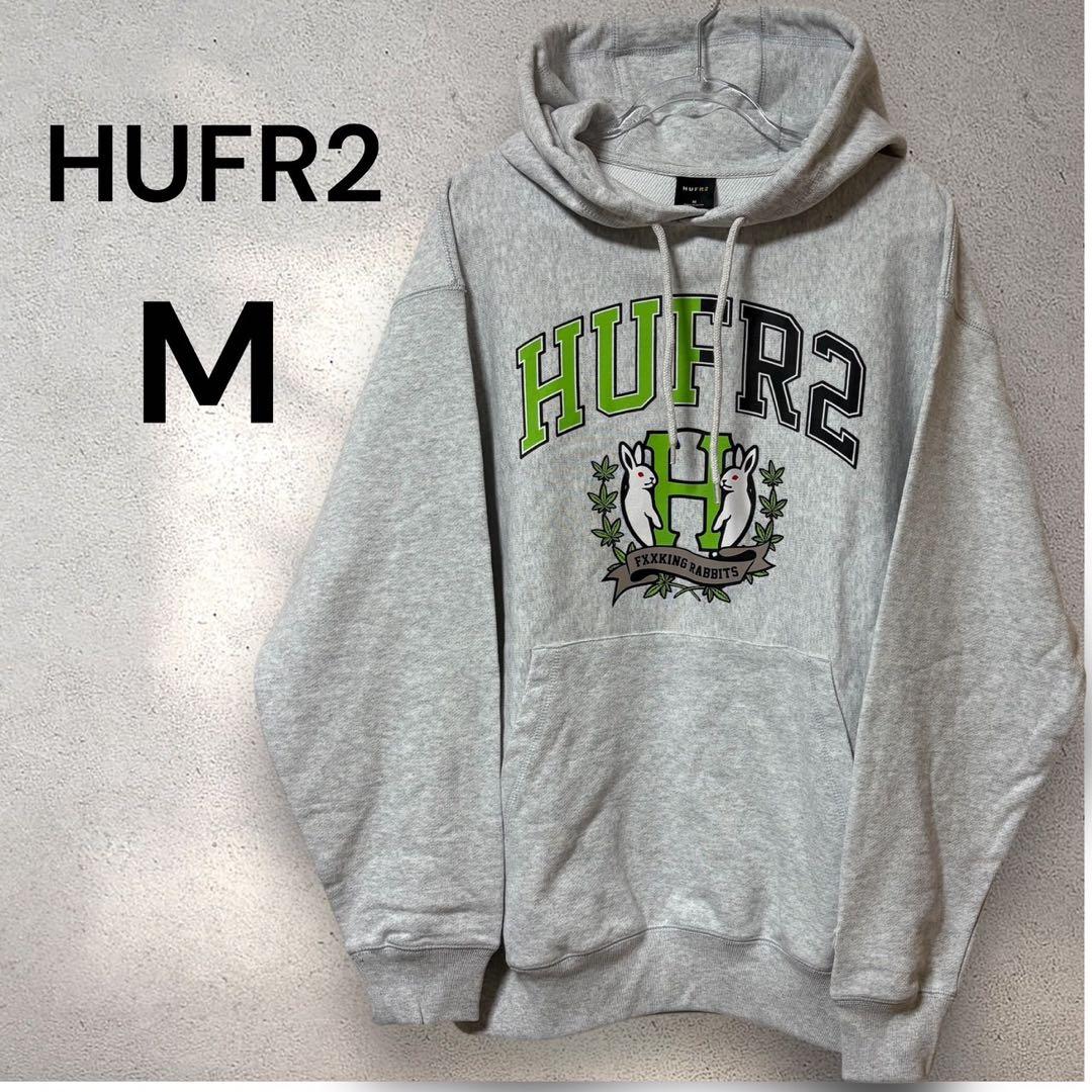 【美品✨】FR2 × HUF ロゴパーカー M コムドットゆうた着用 コラボ