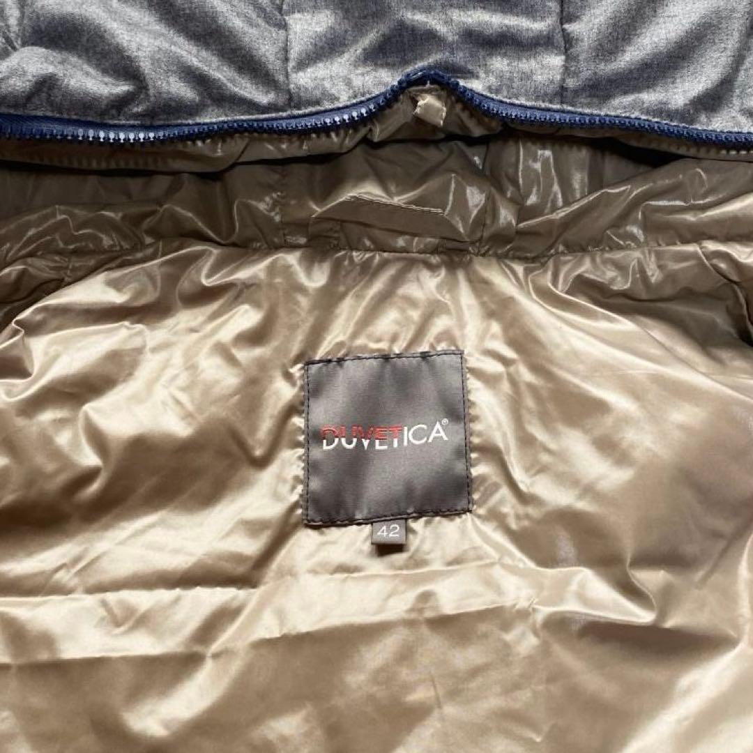 美品✨希少デザインカラー✨DUVETICA ダウンベスト FEBEDUE 42