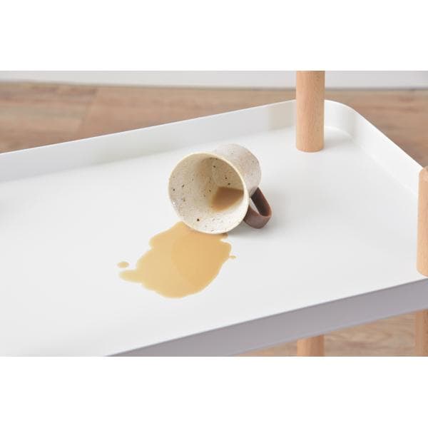 コンパクト スリム 2段 隙間 格安 キャスター付 北欧 サイドワゴン 緑