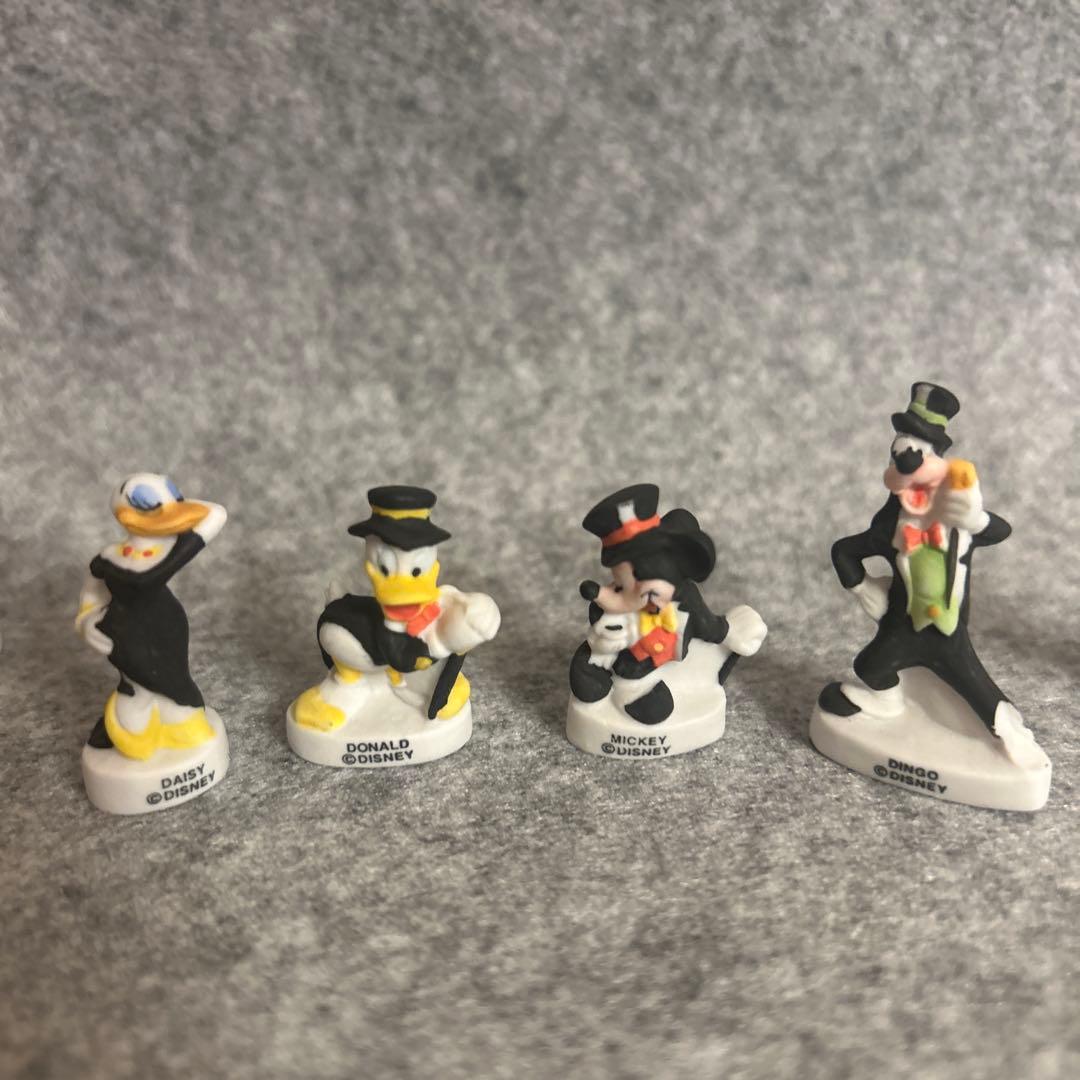 フェーブ　ディズニー陶器つや消し　フランス 9体セット