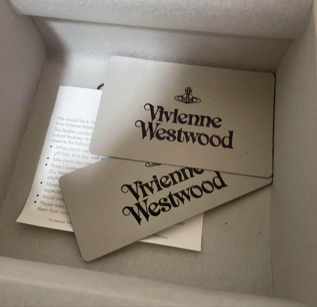 Vivienne Westwoodヴィヴィアン 三つ折り　財布　黒　シルバー