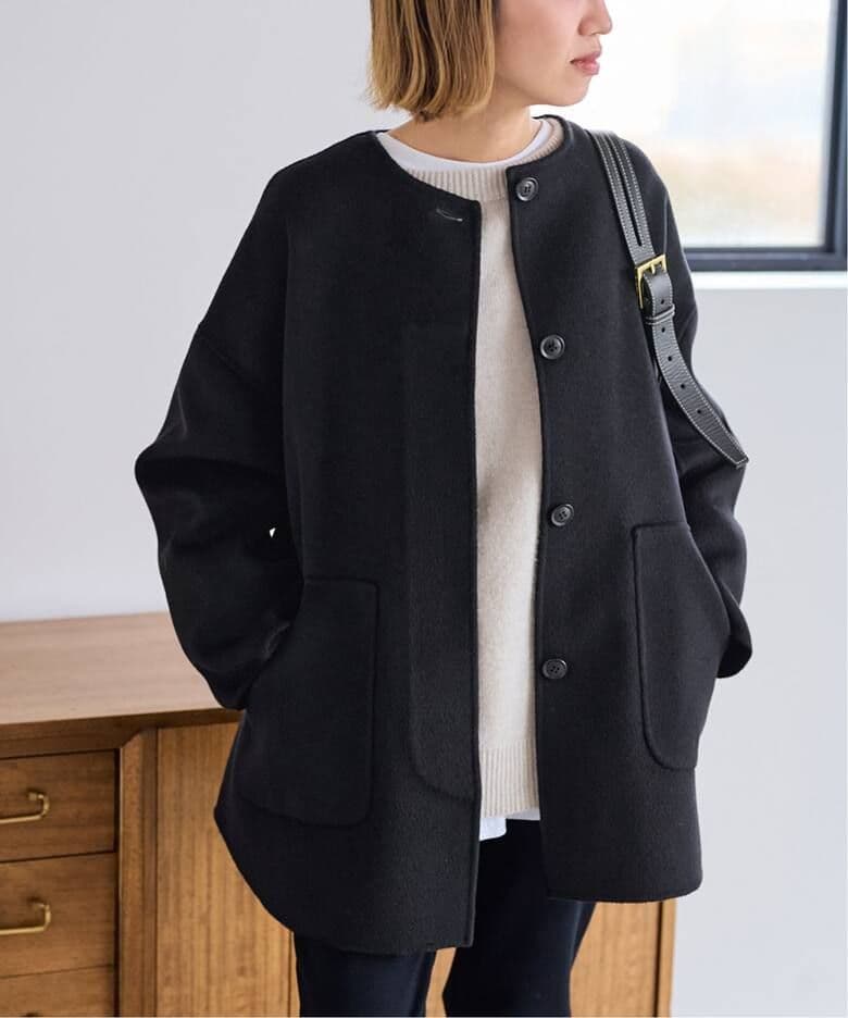 【新品・タグ付き】FRAMEWORKのハミルトンリバークルーネックコート