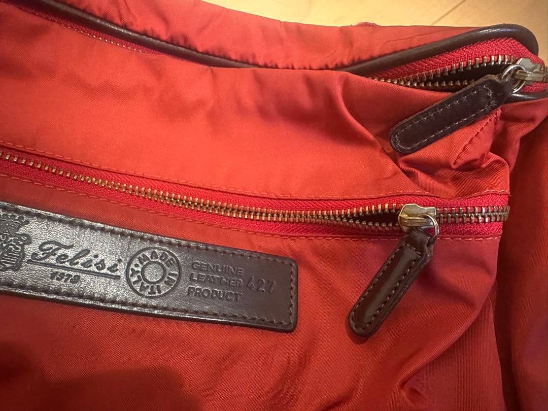 Felisi フェリージ　427 ウエストポーチ　ボディバッグ　レッド