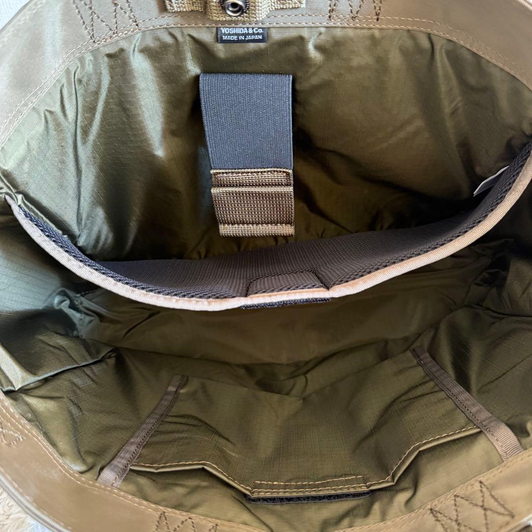 ほぼ未使用 PORTER RIDE 2way グリーン トートバッグ ショルダー