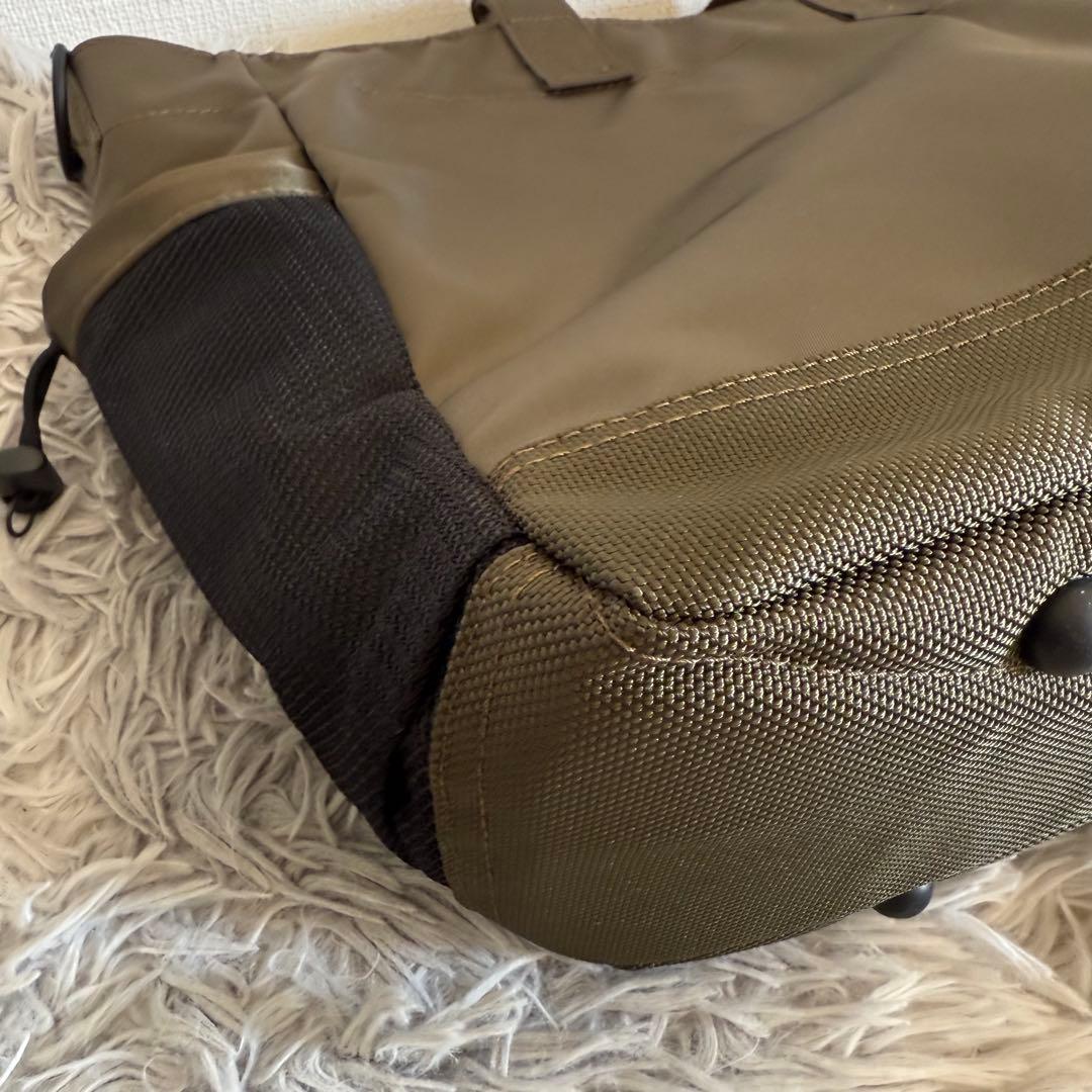 ほぼ未使用 PORTER RIDE 2way グリーン トートバッグ ショルダー