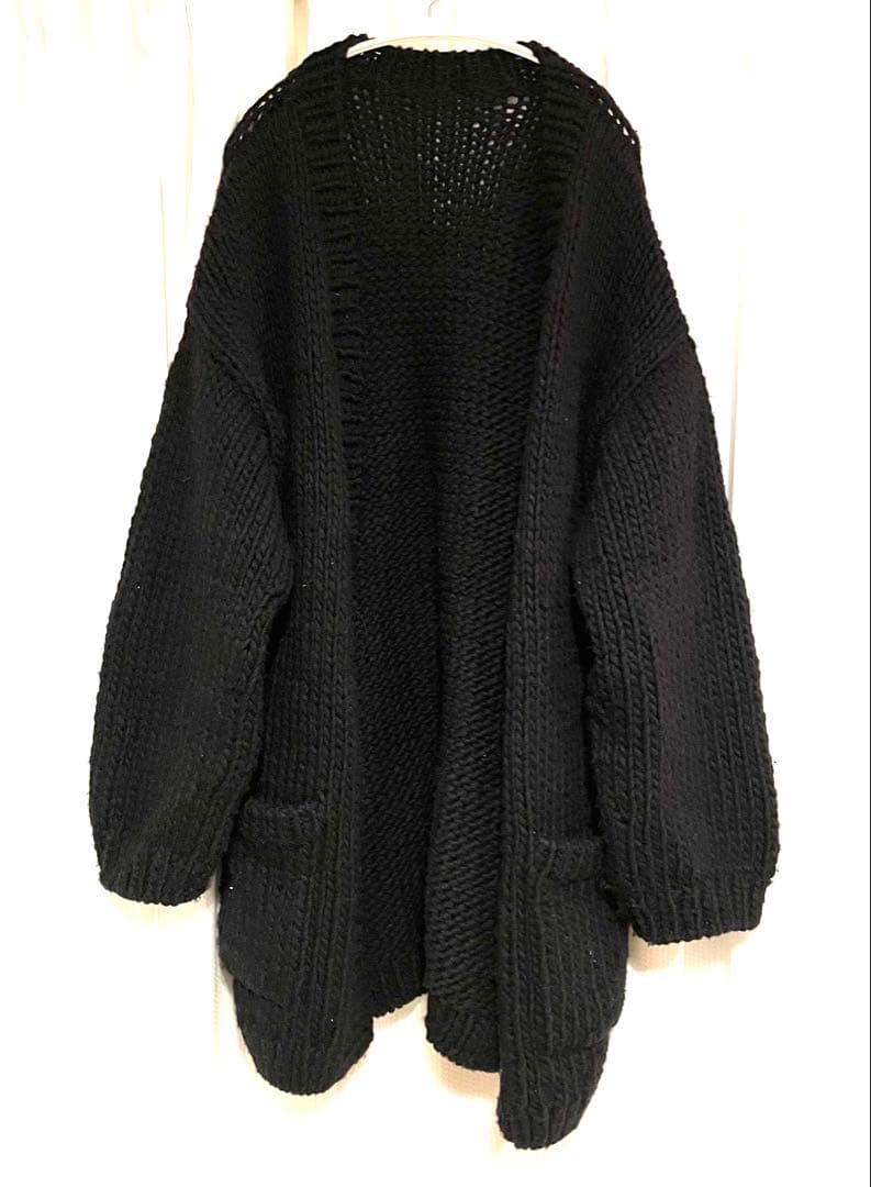 《希少品》CONFECT ブラックニットカーディガン ＊値引期間中＊