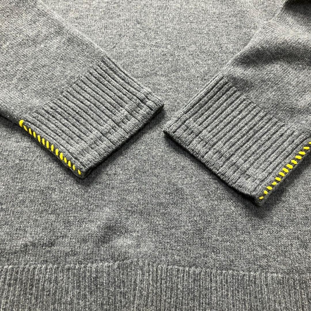 23AW✨ エンフォルド ルーズボックスプルオバーニット　サイドスリット　グレー