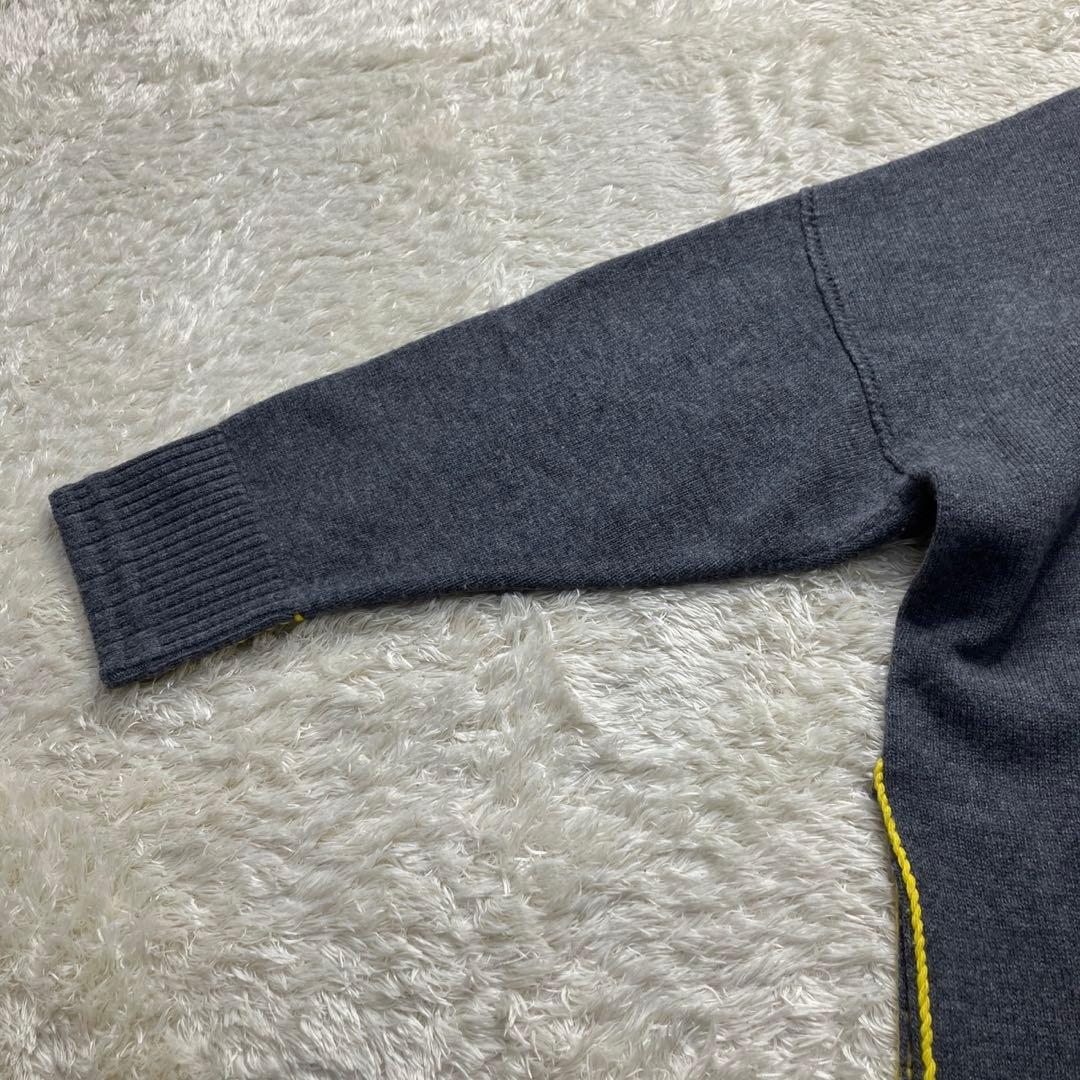 23AW✨ エンフォルド ルーズボックスプルオバーニット　サイドスリット　グレー