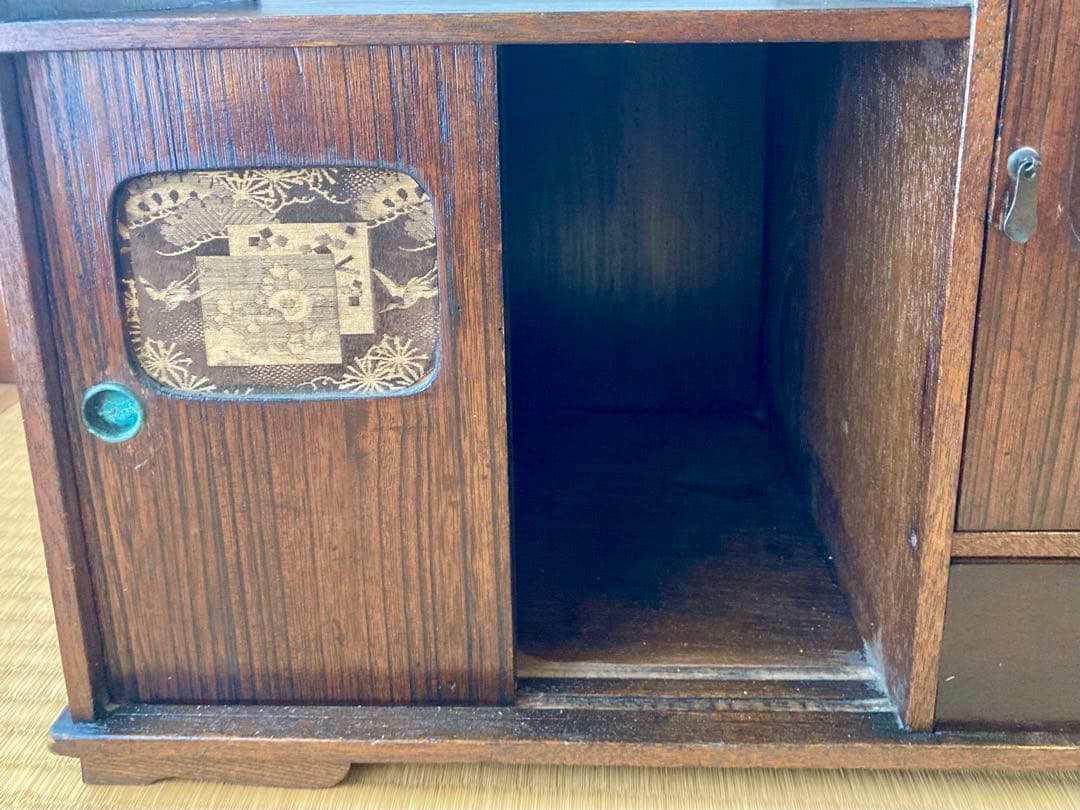 小箪笥　箪笥　タンス　大正ロマン　アンティーク　美術品　ファニチャー　家具