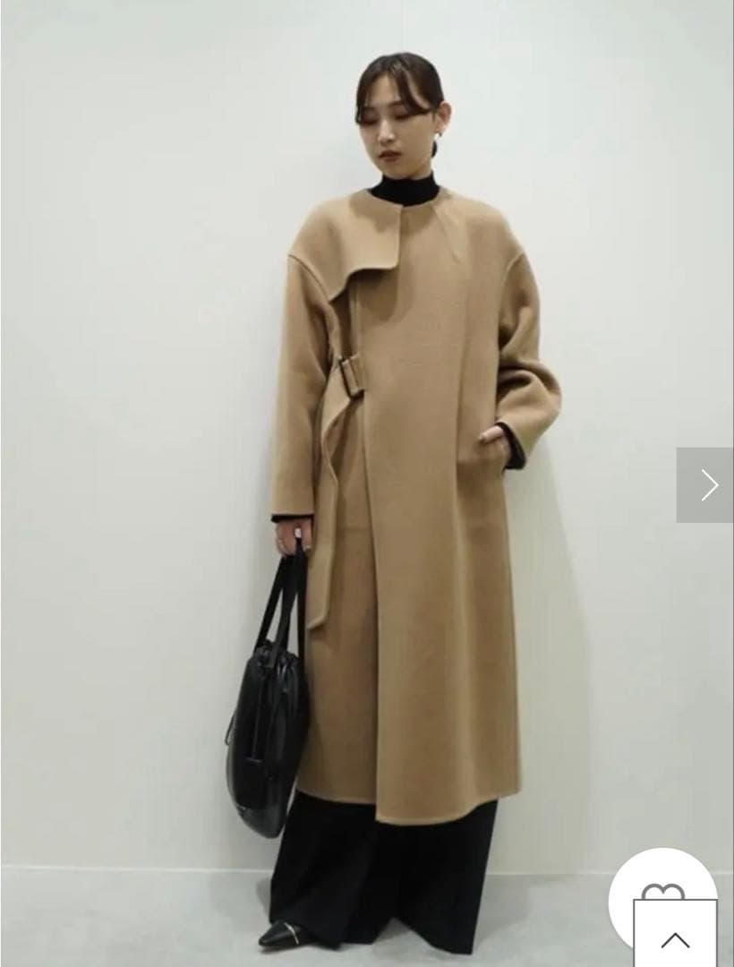 HYKE ダブルフェイス　トレンチコート　ロングコート　アローズ　バーニーズ