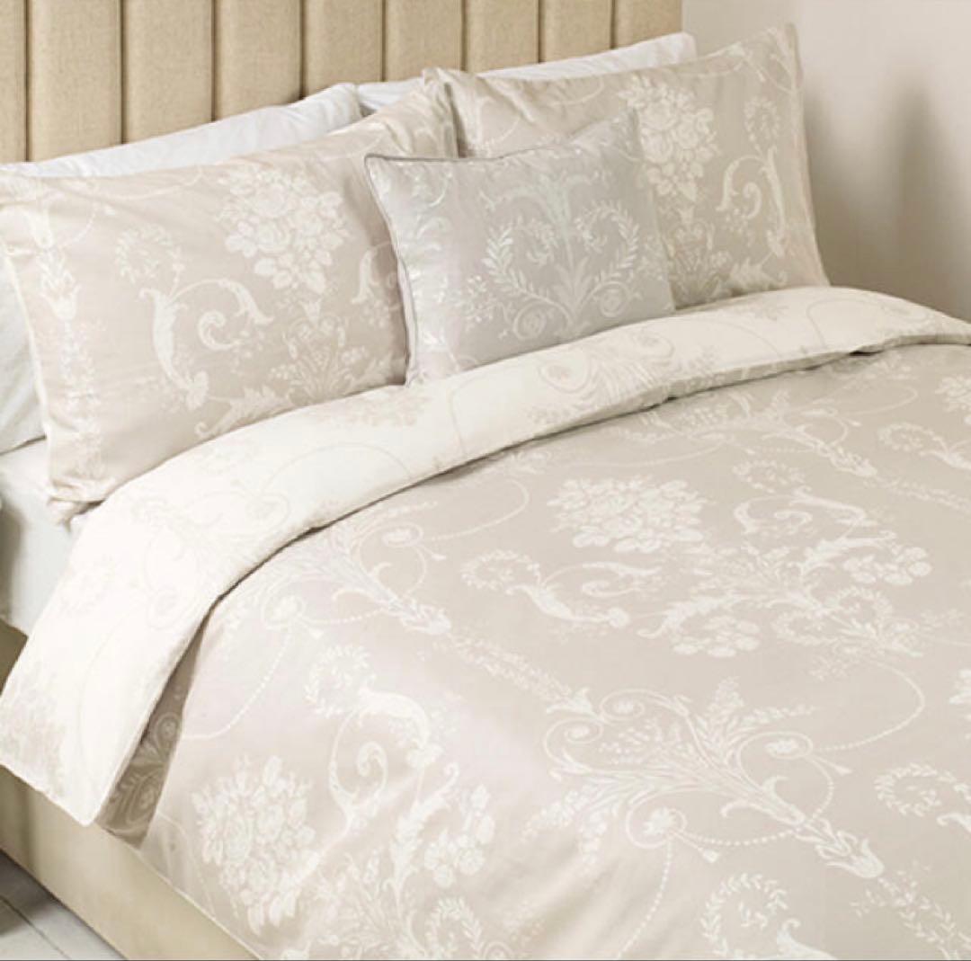 イギリス直輸入　旧ローラアシュレイ 掛け布団カバー＋枕カバー*2 新品セット