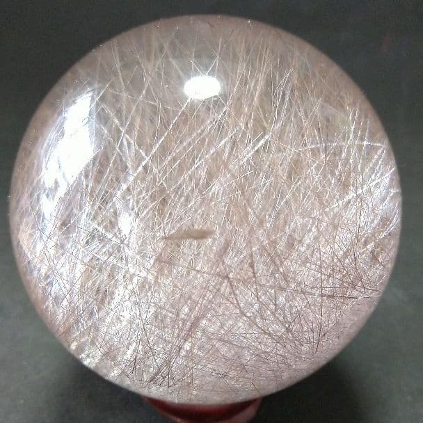 値下げ 禮-⑩【巨大 シルバールチル 丸玉】66㎜玉 400㌘