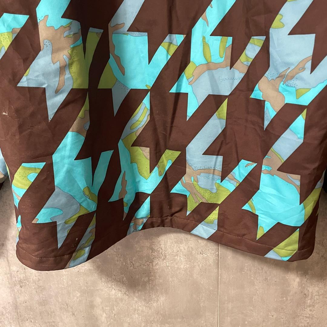 Burtonバートンスキーウェアスノーボードジャケットパーカーフード付青水色茶色