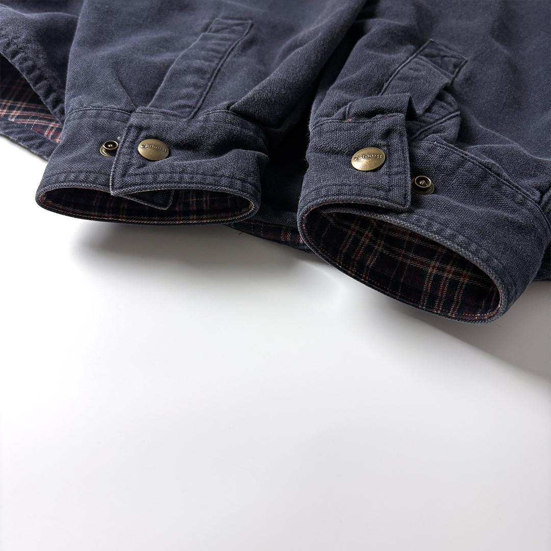 carhartt ダックシャツ ネルライナー M ダークネイビー ネルシャツ