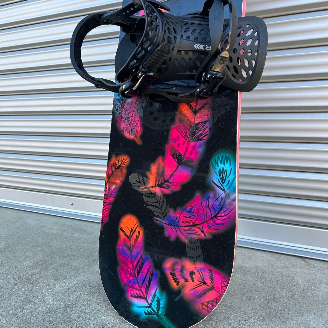 swivel silk 146 スノーボード　flux pr ビンディングセット