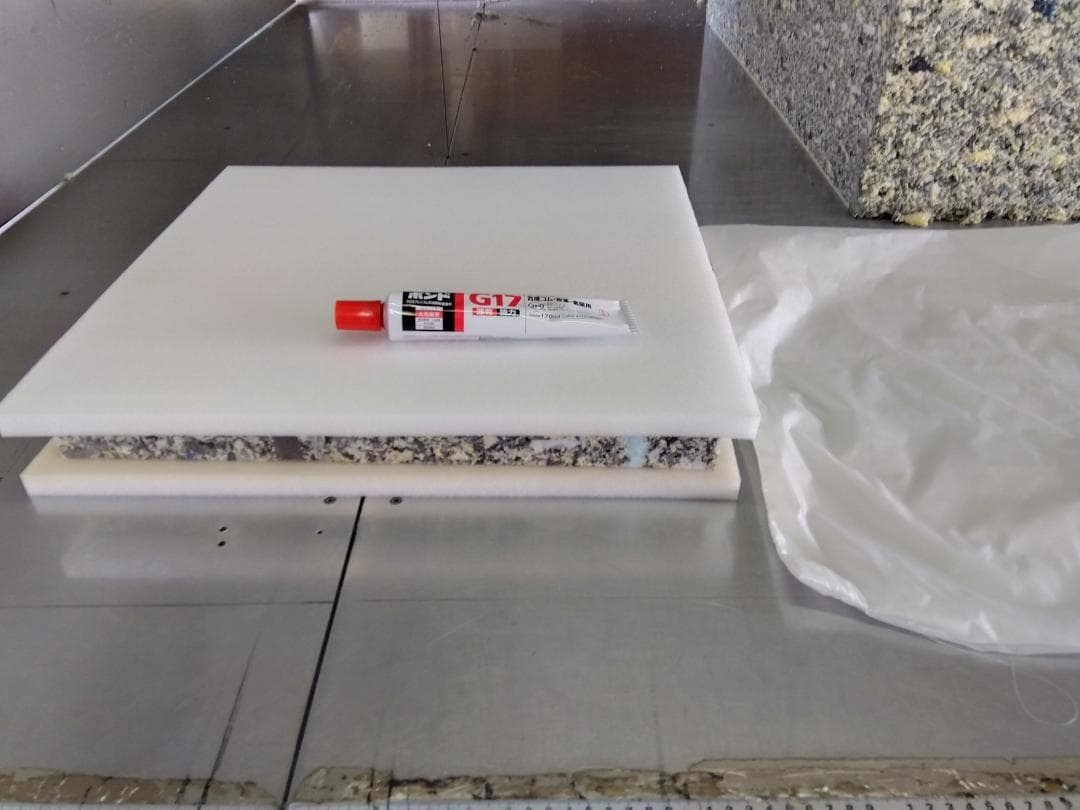 keyuu特注マーブル・ウレタン巻き座布団6枚組