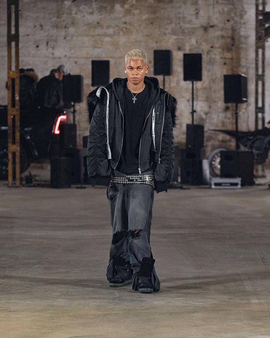 小物 racer worldwide Black Button Belt