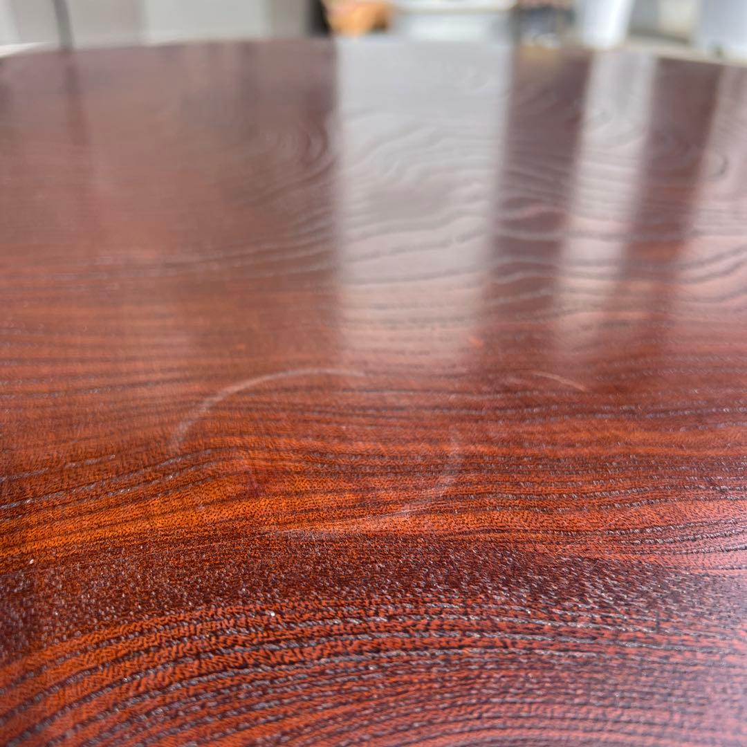 木製 折り畳座卓 センターテーブル ちゃぶ台 円卓 古家具 レトロ ヴィンテージ